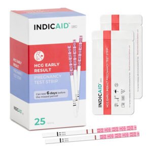 INDICAID HCG Pregnancy Test Strip – 25 Pack (OTC)