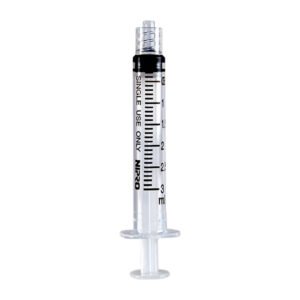 Nipro 3mL Luer Lock Syringe Without Needle