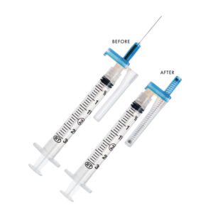 Retractable EasyPoint® Safety Needles With 3ml Syringes