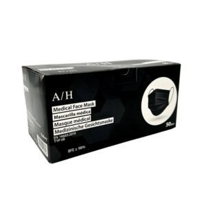 Black 3-Ply Surgical Mask | Case of 2400